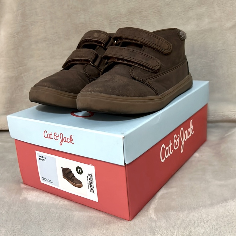Cat & Jack Haider Boots | Brown Suede | Size 11